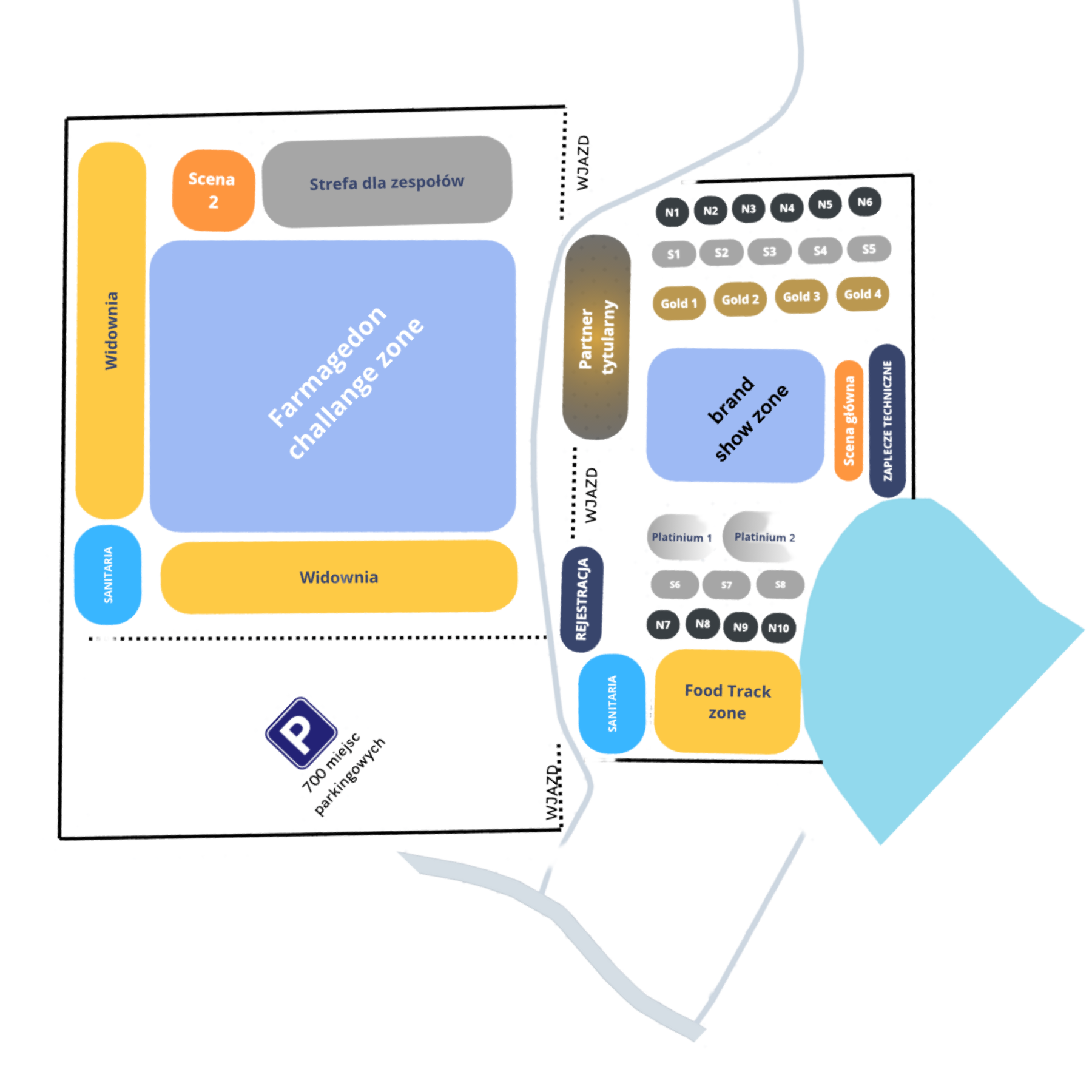 Mapa Challenge Show Zone